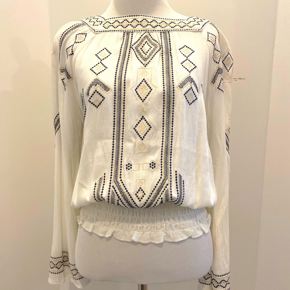 MurMur Top /Flare sleeves/ Tie Back/Small
